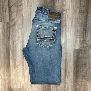 Ariat M5 Lennox Straight Fit Adkins Distressed Jeans - 34x34